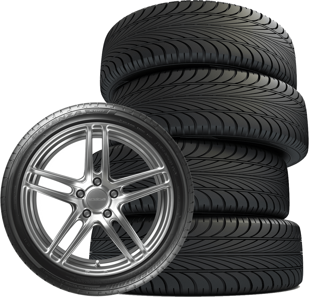 Wheels and tires